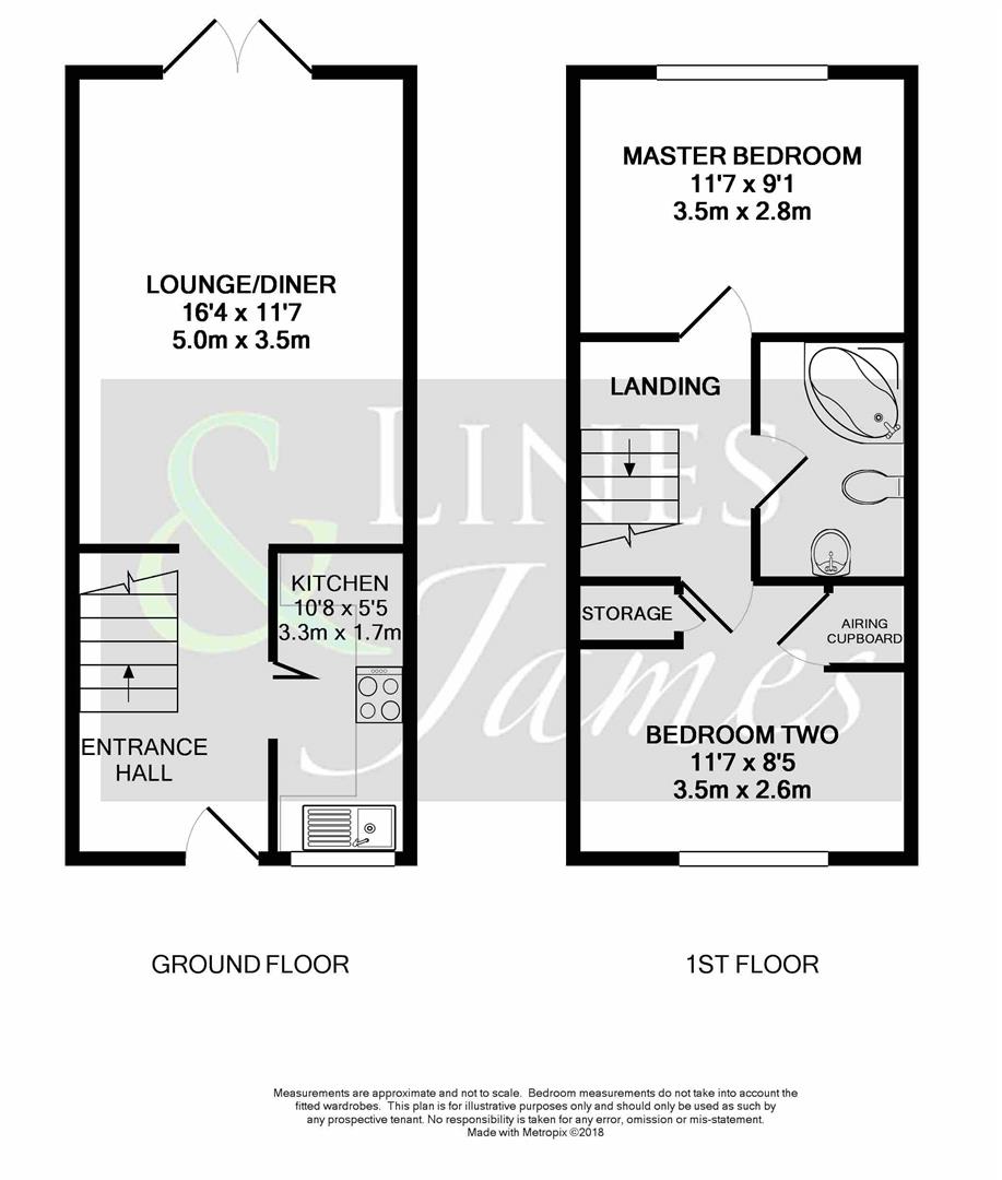 Floorplan for Shelley Drive, Horsham